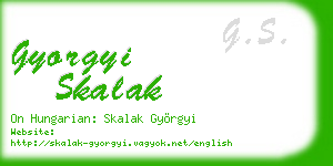 gyorgyi skalak business card